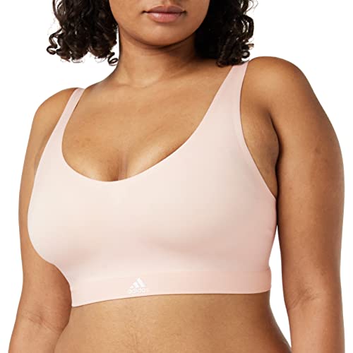 adidas Damen Naked 2ply Bra Bustier, Rosa-Mel, M von adidas