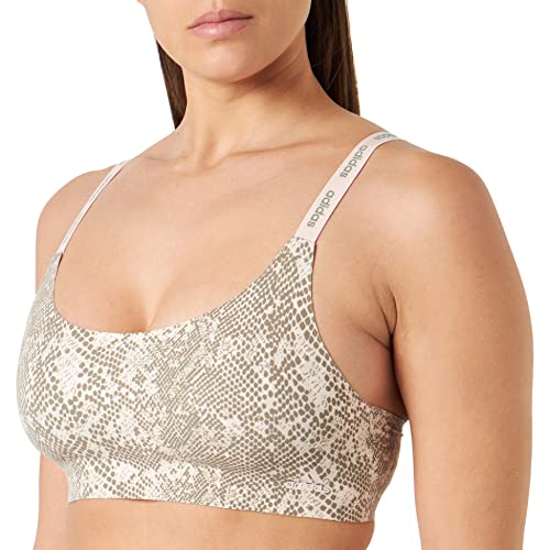 adidas Damen Naked 2ply Bra Unterwäsche, Rose&Print, XXL von adidas