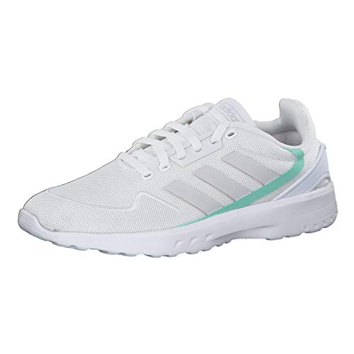 adidas Damen Nebzed Laufschuhe, Weiß (FTWR White/Dash Grey/Bahia Mint) von adidas