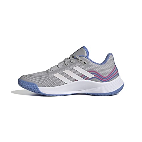 adidas Damen Novaflight Volley Sneakers, Grey Two/Ftwr White/Silver Dawn, 43 1/3 EU von adidas