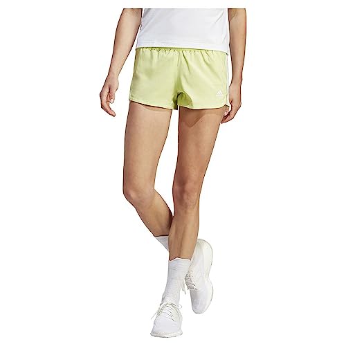 adidas Damen Pacer 3s WVN Short, Sauber/Weiß, S von adidas