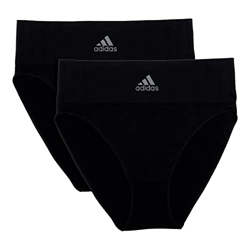 adidas Damen Panty Slip Hi Leg Brieg Active Seamless Micro Stretch 2er Pack, Farbe:Schwarz, Wäschegröße:L, Artikel:-908 Assorted 2 von adidas