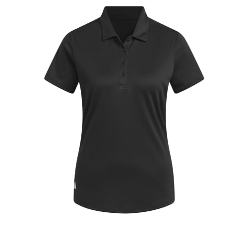 adidas Damen Performance Golf Poloshirt (kurzärmlig), Schwarz, XS von adidas