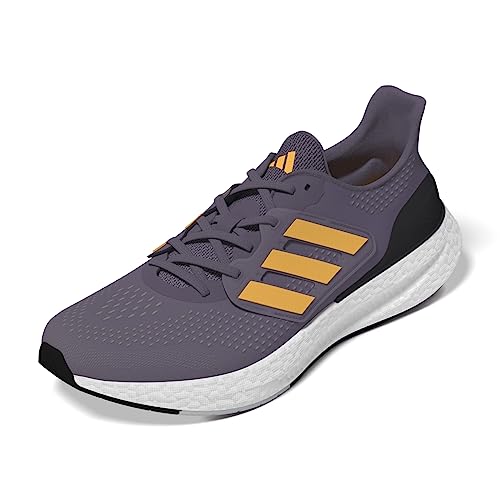 Adidas Damen Pureboost 23 W Shoes-Low (Non Football), Shadow Violet/Flash Orange/FTWR White, 43 1/3 EU von adidas