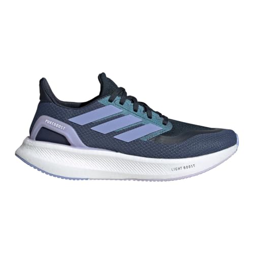adidas Damen Pureboost 5 Laufschuhe Neutralschuh Prloin/Bluspa/Prptnt - Dunkelblau 42 von adidas
