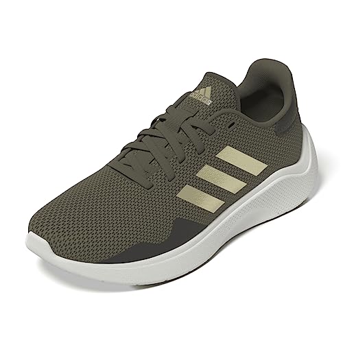 adidas Damen Puremotion 2.0 Shoes Sneakers, Olive strata/Gold met./Off White, 41 1/3 EU von adidas