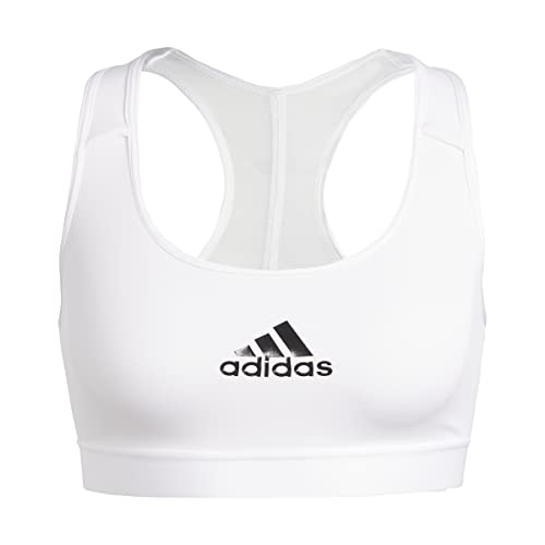 adidas Damen Pwr Ms Sport-BH, weiß, XL von adidas