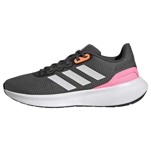 ADIDAS Damen RUNFALCON 3.0 W Sneaker, Grey six/Crystal White/Beam pink, 38 EU von adidas