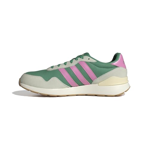 adidas Damen Run 60s 4.0 Shoes, Semi Court Green/Bliss Pink/Warm Vanilla, 37 1/3 EU adidas Damen Run 60s 4.0 Shoes, Semi Court Green/Bliss Pink/Warm Vanilla, 37 1/3 EU von adidas