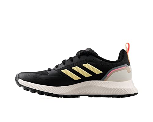 Adidas Damen RUNFALCON 2.0 TR Sneaker, core Black/Almost Yellow/Beam pink, 40 2/3 EU von adidas
