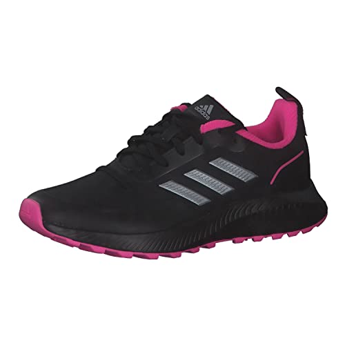 adidas Damen Runfalcon 2.0 TR Running Shoe, Core Black/Silver Metallic/Screaming Pink, 36 2/3 EU von adidas