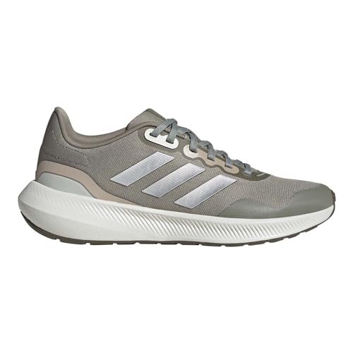 adidas Damen Runfalcon 3 Tr Schuhe Sneaker, Silver Pebble Silver Met Wonder Beige, 38 2/3 EU von adidas