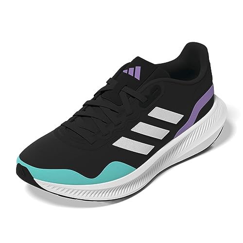 adidas Damen Runfalcon 3.0 TR Running Shoe, Core Black/Cloud White/Violet Fusion, 38 EU von adidas