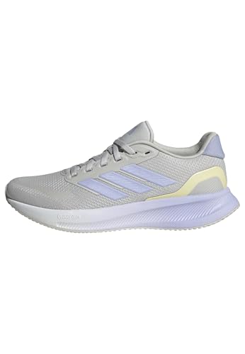 adidas Damen Runfalcon 5 Running Shoes Laufschuhe, Grey one/Violet Tone/core Black von adidas
