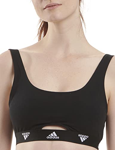 adidas Damen Scoop Bralette Bustier, Schwarz, M von adidas