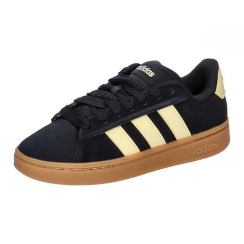 adidas Damen Sneaker Grand Court Alpha 00s Core Black/Almost Yellow/Gum3 40 2/3 von adidas