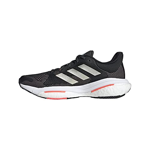 adidas Damen Solar Glide 5 Running Shoe, Carbon/Sandy Beige Metallic/Turbo, 38 2/3 EU von adidas