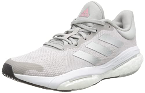 adidas Damen Solar Glide 5 Running Shoe, Grey/Silver Metallic/Wonder Mauve, 38 EU von adidas