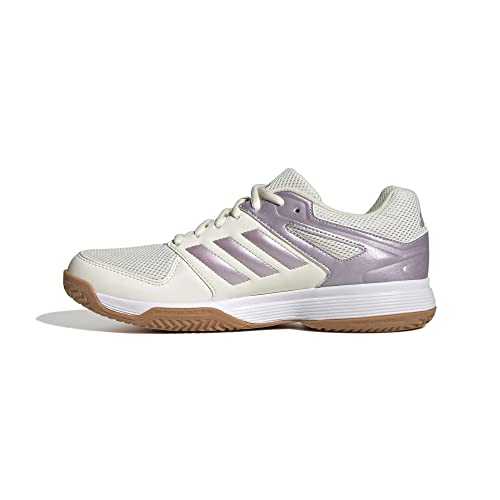 Adidas Damen Speedcourt W Sneaker, Off White/matt Purple met./FTWR White, 36 2/3 EU von adidas