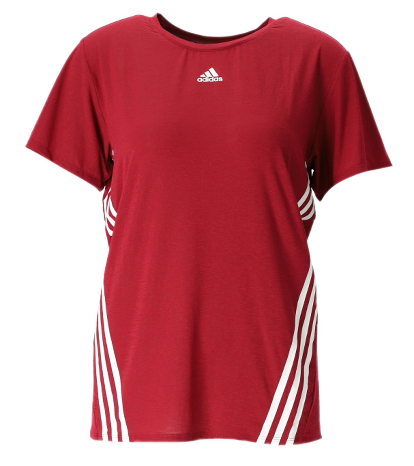 adidas Damen Sport-Shirt Kurzarm-Shirt mit AEROREADY aus recyceltem Material Alltags-Shirt Fitness-Shirt HG0223 Rot adidas Damen Sport-Shirt Kurzarm-Shirt mit AEROREADY aus recyceltem Material Alltags-Shirt Fitness-Shirt HG0223 Rot von adidas
