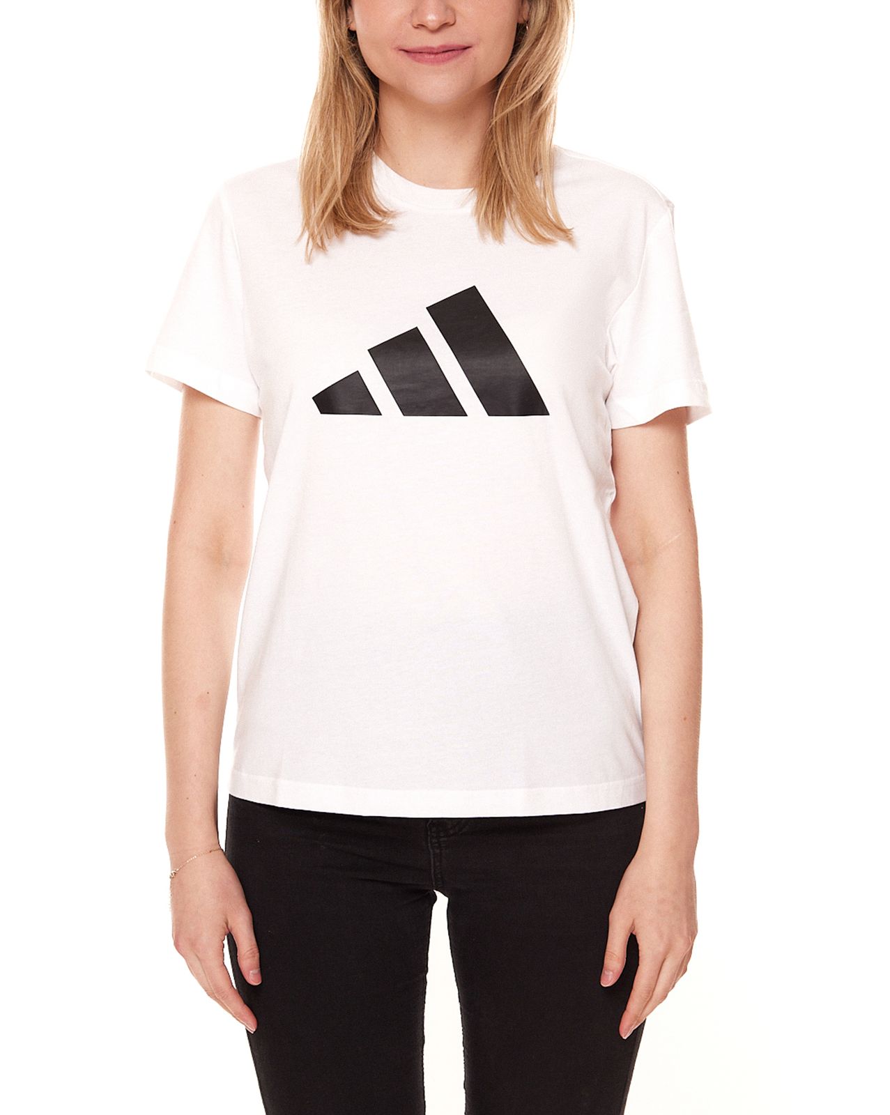 adidas Damen Sportswear Future Icons T-Shirt Baumwoll-Shirt HE0301 Weiß von adidas