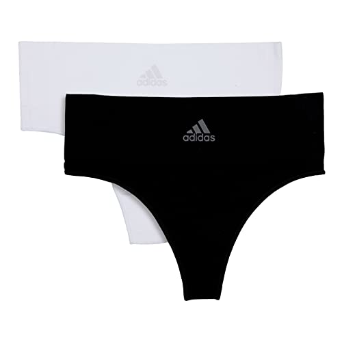 adidas Damen String Tanga Thong Active Seamless Micro Stretch 2er Pack, Farbe:Mehrfarbig, Wäschegröße:L, Artikel:-909 Assorted 3 von adidas