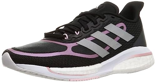 adidas Damen Supernova + W Running Shoe, Core Black Silver Met Pink Met, 38 2/3 EU von adidas