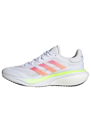 adidas Damen Supernova 3 Running Shoes Sneakers, FTWR White/Lucid pink/Wonder Blue, 44 2/3 EU von adidas