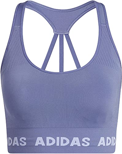 adidas Damen T Aeroknit Bra Sport-BH, Violett (Orbit Violet), XS von adidas