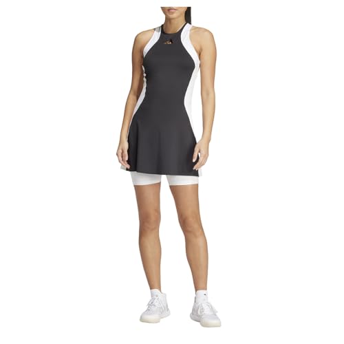 adidas Damen Tennis Premium Dress Tenniskleid, Schwarz/Weiß, Klein adidas Damen Tennis Premium Dress Tenniskleid, Schwarz/Weiß, Klein von adidas