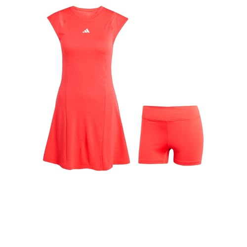 adidas Damen Tennis Pro Climacool Kleid, rot., M von adidas