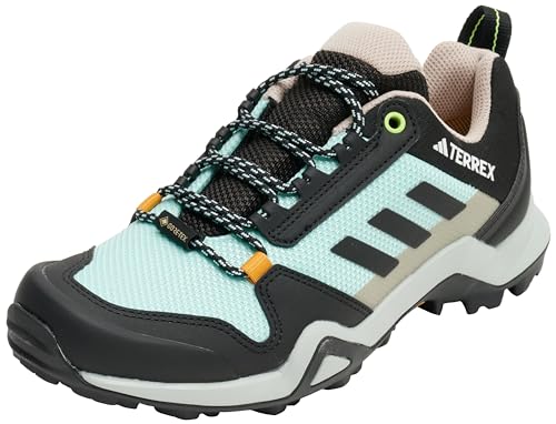 adidas Damen Terrex AX3 Gore-TEX Hiking Shoes Sneakers, semi Flash Aqua/core Black/preloved Yellow, 37 1/3 EU von adidas