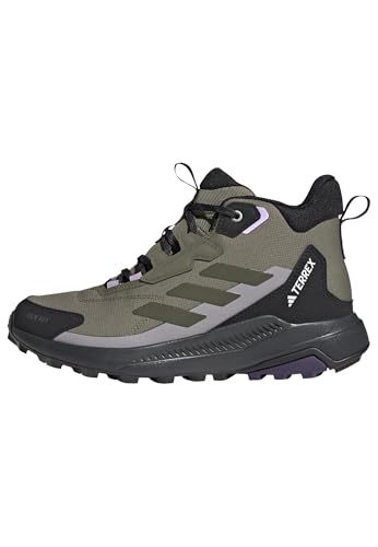 adidas Damen Terrex Anylander Mid RAIN.RDY Hiking Shoes Schuhe zum Wandern, Olive Strata/Night Cargo/Core Black adidas Damen Terrex Anylander Mid RAIN.RDY Hiking Shoes Schuhe zum Wandern, Olive Strata/Night Cargo/Core Black von adidas
