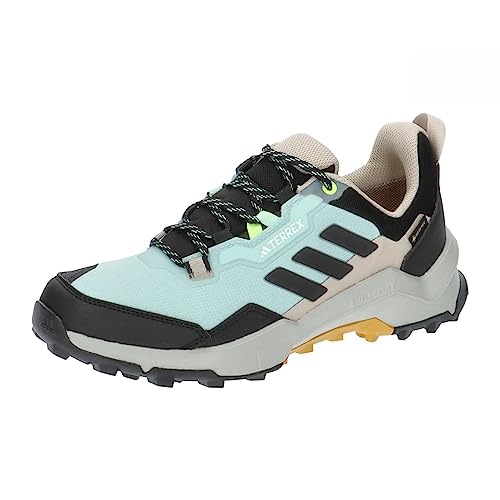 adidas Damen Terrex Ax4 GTX Walking Shoe, Semi Flash Aqua/Core Black/Preloved Yellow, 36 EU von adidas