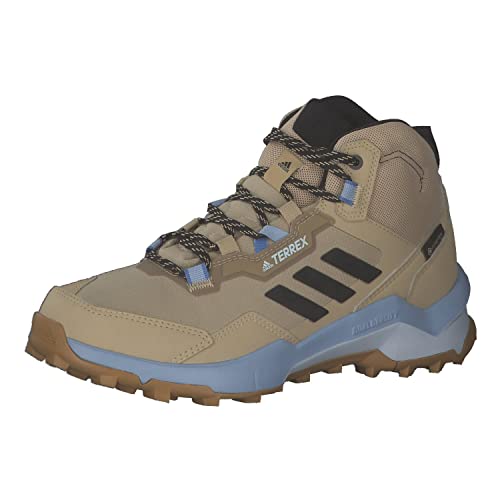 adidas Damen Terrex Ax4 Mid GTX Walking Shoe, Beige Tone/Core Black/Ambient Sky, 36 2/3 EU von adidas