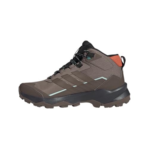 adidas Damen Terrex Skychaser AX5 Mid Gore-TEX Hiking Shoes Schuhe zum Wandern, Trace Brown/Earth Strata/Semi Impact Orange, 37.5 EU von adidas