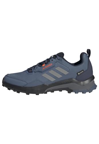 adidas Damen Terrex AX4 GTX Sneaker, Wonder Steel/Grey/Impact Orange, 44 2/3 EU Schmal von adidas