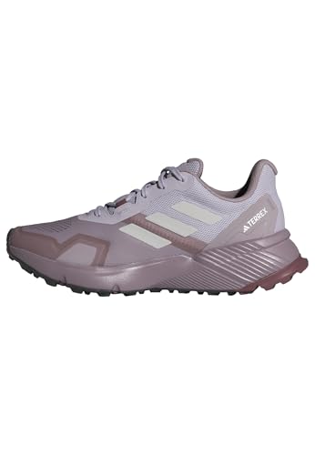 adidas Damen Terrex Soulstride Trail Running Shoes Trailrunning-Schuhe, preloved fig/Grey one/Quiet Crimson, 39 1/3 EU von adidas