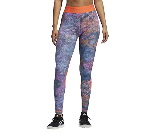 adidas Damen Tf Floral L T Leggings, Mehrfarbig (Azcesi/Multco/Print), XS von adidas