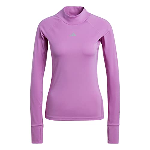 adidas Damen Tf Warm Ls Langarmshirt, Lilpul, XS von adidas