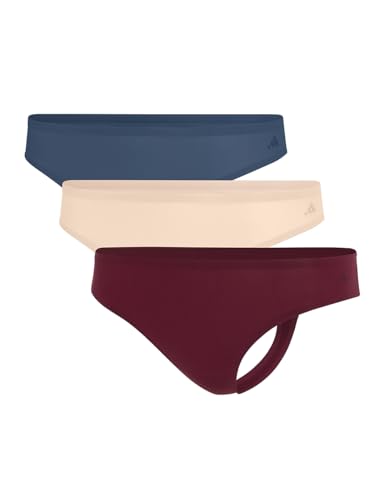 adidas Damen Thong (3PK) -Sport Active Light Flex-Packaged Panties G-String, 902 Assorted, L (3er Pack) von adidas
