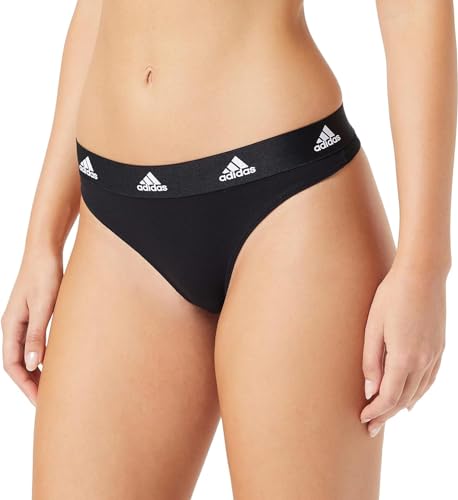 adidas Damen Sports Underwear Thong Strings, Schwarz , 48 von adidas