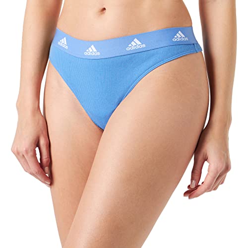 adidas Damen Thong Unterwäsche, Blue Fusion, L von adidas