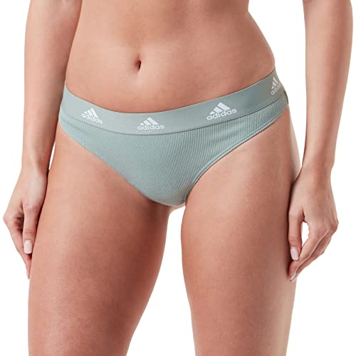 adidas Damen Thong Unterwäsche, Olive Green, S von adidas