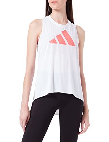 adidas Damen Tr 3Barlogo Top, White/Semtur, L von adidas