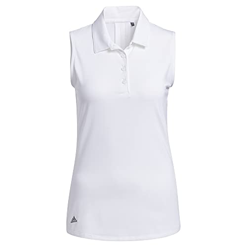 adidas Damen Ultimate 365 Solid Poloshirt weiß M von adidas