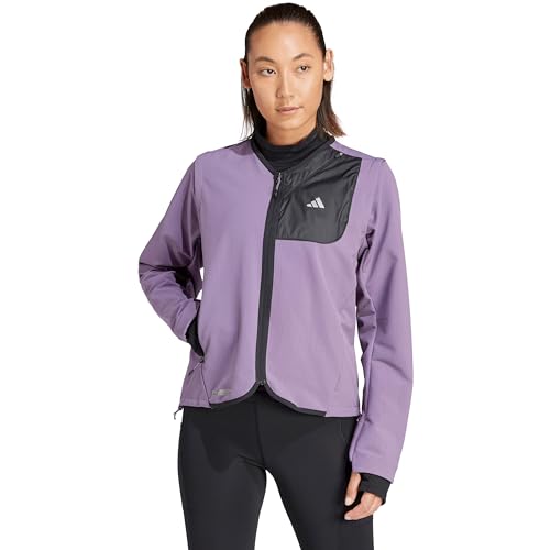 adidas Damen Ultimate Cold Ready Jacket Laufbekleidung Laufjacke Flieder - S von adidas