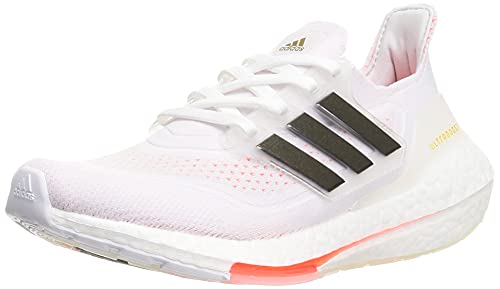 adidas Damen Ultraboost 21 W Laufschuhe, Mehrfarbig Ftwbla Negbás Rojsol, 40 EU von adidas