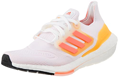 adidas Damen Ultraboost 22 Running Shoe, Grey/Flash Orange/Turbo, 38 EU von adidas