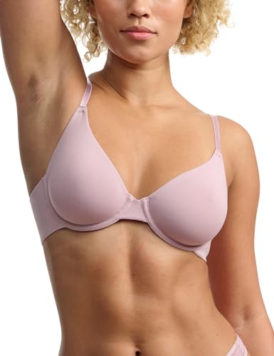 adidas Damen Underwire Bra Active Micro Body Fit Sport-BH, 827 Wonder Mauve, 36 / A von adidas